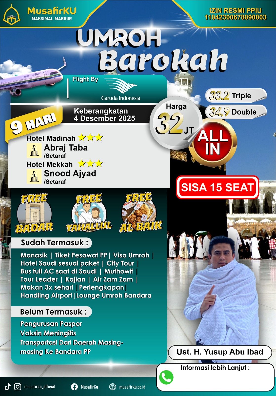 UMROH BAROKAH 4 DESEMBER