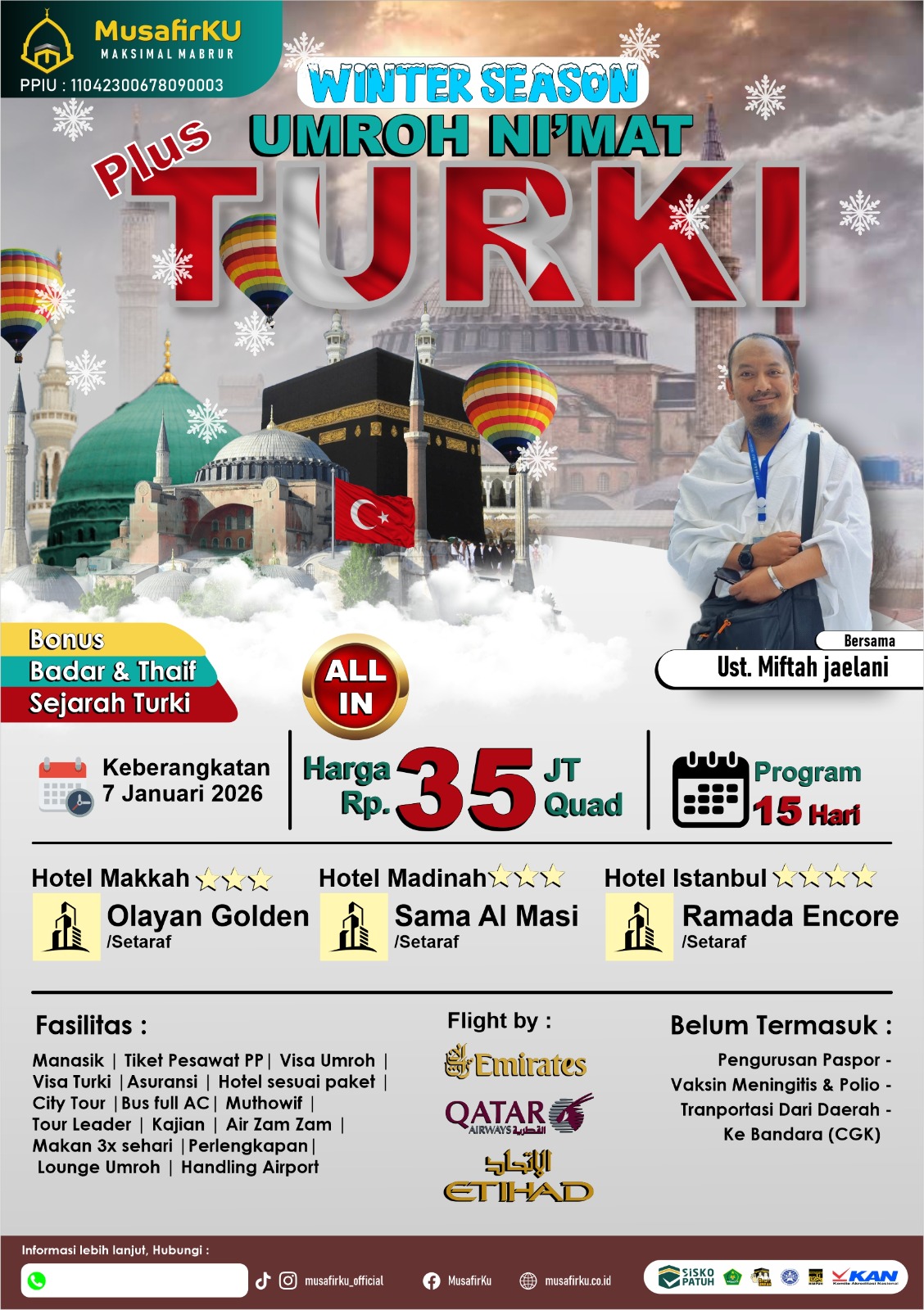 UMROH PLUS TURKI JANUARI UMROH PLUS TURKI JANUARI